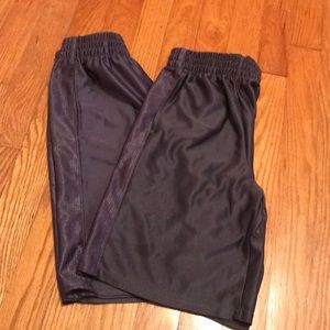 2 grey Starter boy shorts